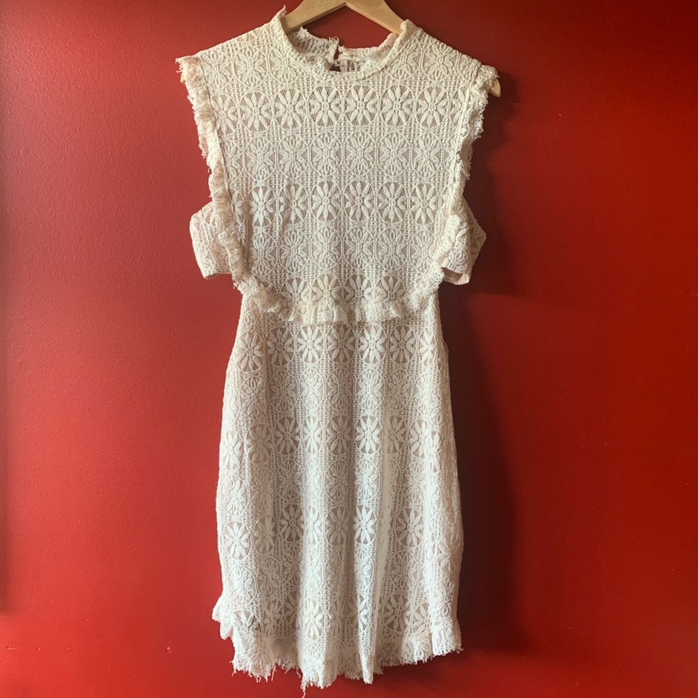New without tags, BP ivory egert lace dress.